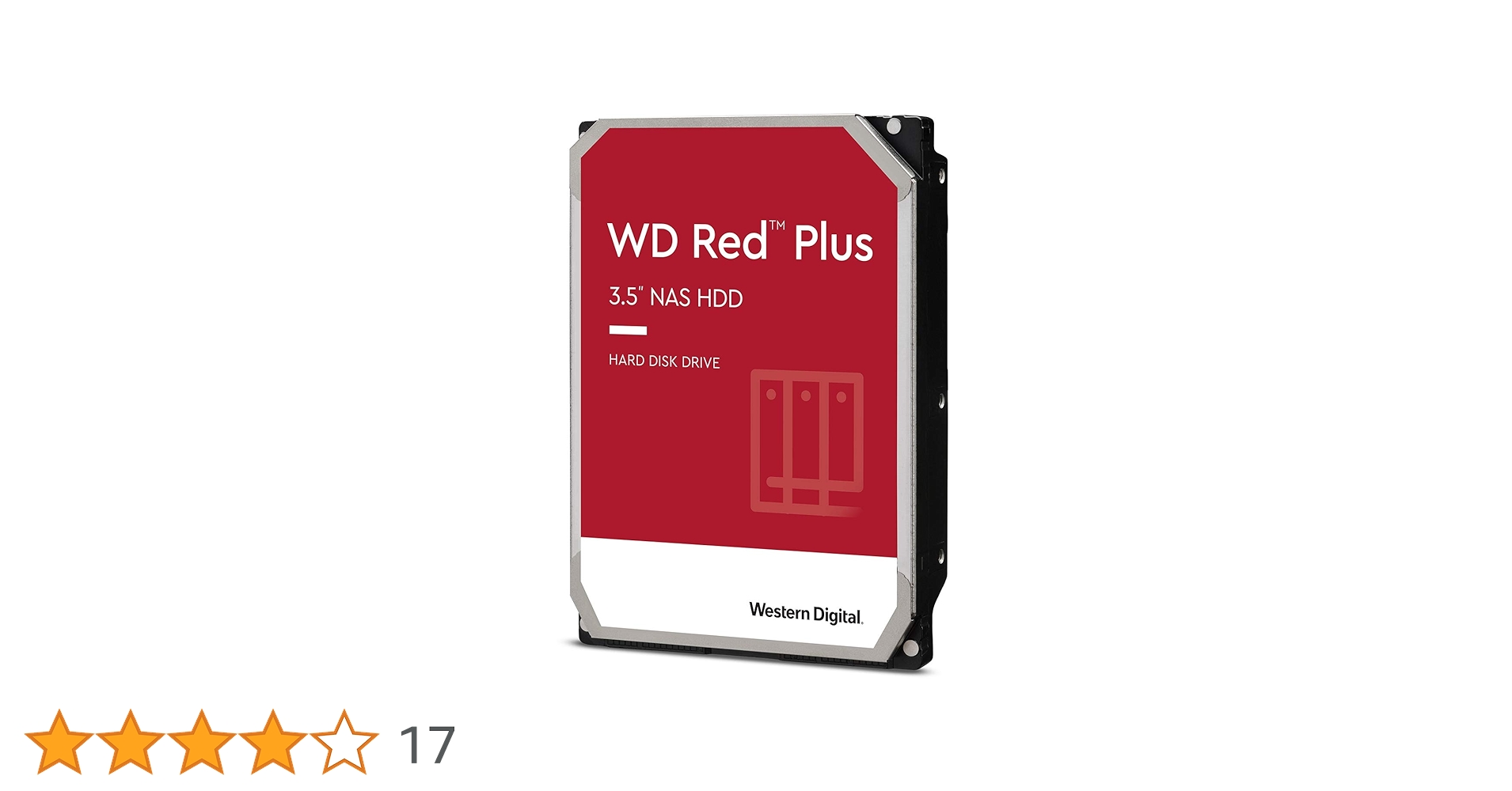 Amazon | Western Digital HDD 12TB WD Red Plus NAS RAID (CMR) 3.5